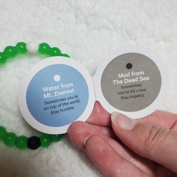 Lokai Bracelet Green The Nature Conservancy New Size Medium NWT - Picture 4 of 8